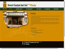 Tablet Screenshot of hotelpirula.com